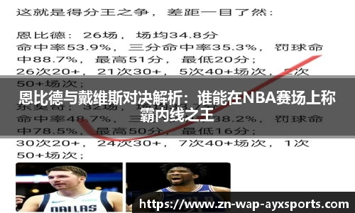 恩比德与戴维斯对决解析：谁能在NBA赛场上称霸内线之王